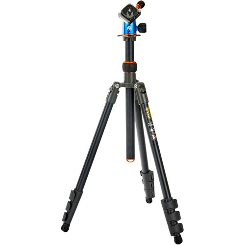3 Legged Thing Punks Patti Tripod With Airhed Mini Ball Head (Gray And Blue With Copper Accents)