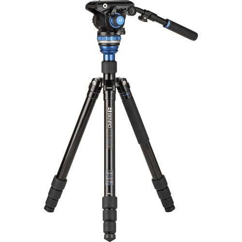 Benro A3883 Travel Angel Aero-Video Tripod Kit With Levelling Column And S6Pro Head