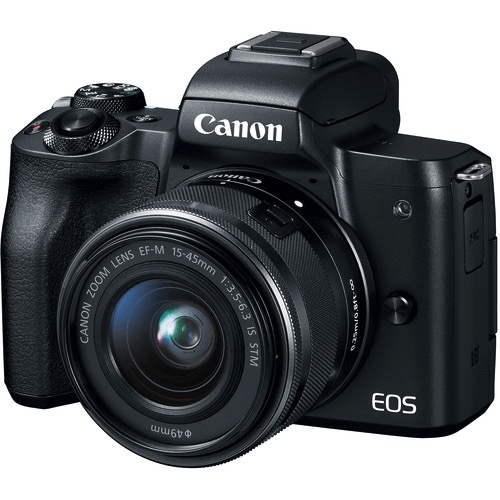 Canon Eos M50 Mirrorless Digital Camera With 15-45Mm Lens (Black)