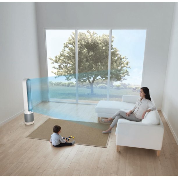 Dyson Tp01 Pure Cool Purifier Tower Fan | White/Silver | New