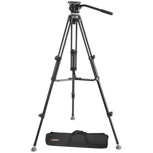 E-Image Ek610 Professional Compact Tripod With Fluid Head (65Mm)