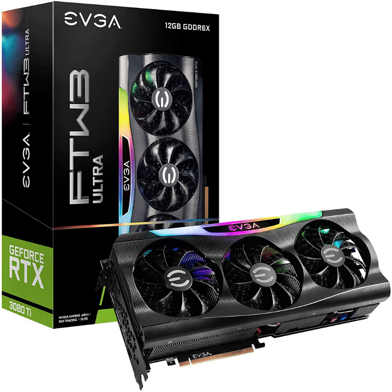 Evga Nvidia Geforce Rtx 3080 Ti Ftw3 Ultra Gaming 12Gb Gddr6X Pci Express 4.0 Graphics Card