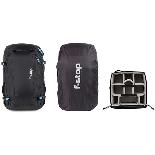 F-Stop Kashmir Ul 30L Backpack Essentials Bundle (Black/Blue)