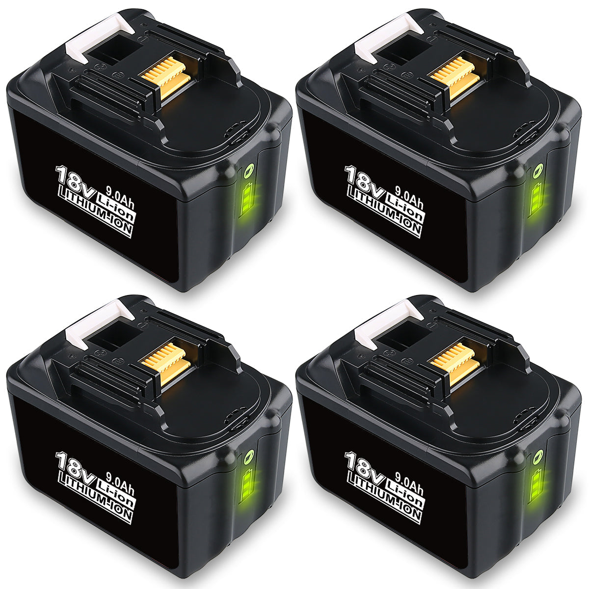 For Makita 18V Battery 9Ah Replacement | Bl1890B Batteries 4 Pack