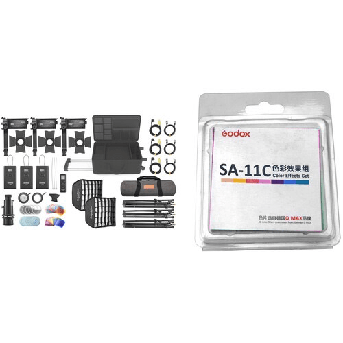 Godox S60 Focusing Led Light - 3 Light Kit