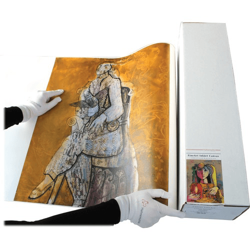 Hahnemuhle Hle Canvas Metallic 44" X 39', 3" Core