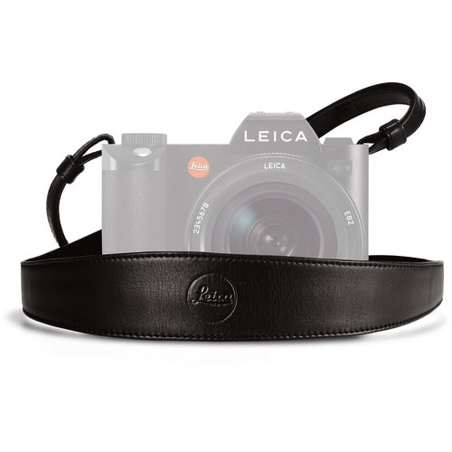 Leica Wide Saddle Leather Camera Strap (Black)