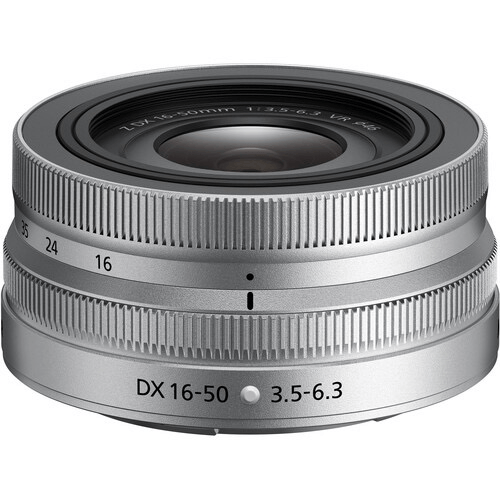 Nikon Nikkor Z Dx 16-50Mm F/3.5-6.3 Vr Lens (Silver)