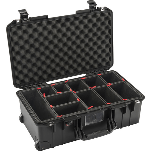 Pelican 1535Air Carry-On Case With Trekpak Dividers (Black)