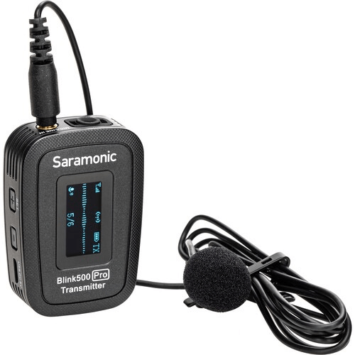Saramonic 2.4Ghz Micro Transmitter With Omnidirectional Lavalier For Blink 500 Pro Rx, Rxdi And Rxuc