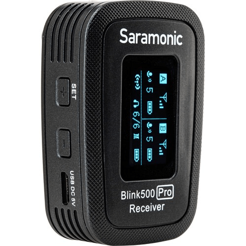 Saramonic Blink 500 Pro Rx Dual-Channel Camera-Mount Digital Wireless Receiver (2.4 Ghz)