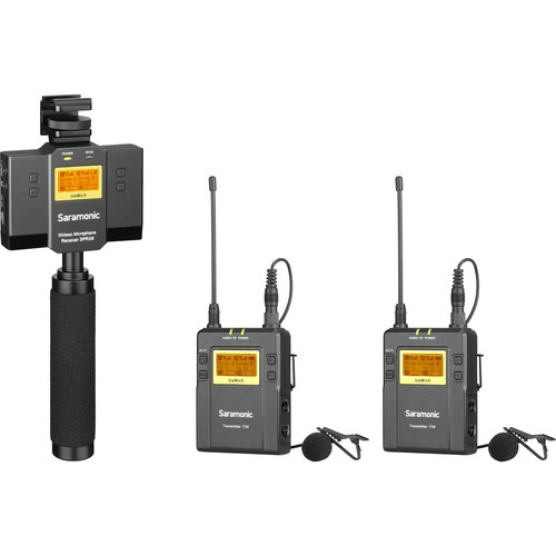 Saramonic Uwmic9 2-Person Camera-Mount Wireless Omni Lavalier Microphone System For Smartphones (514 To 596 Mhz)