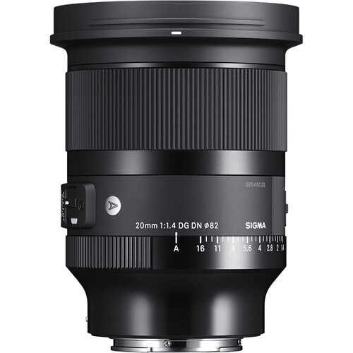 Sigma 20Mm F/1.4 Dg Dn Art Lens For Sony E