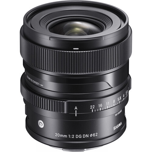 Sigma 20Mm F/2 Dg Dn Contemporary Lens For Leica L