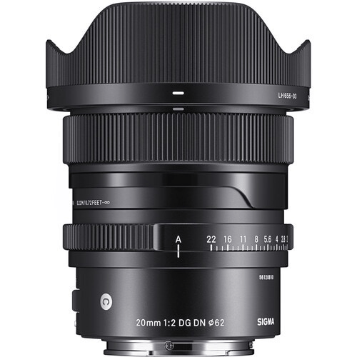Sigma 20Mm F/2 Dg Dn Contemporary Lens For Sony E