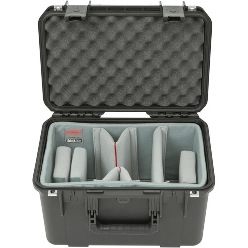 Skb Iseries 1610-10 Waterproof Case With Video Dividers And Lid Foam (Black)