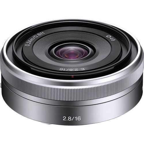 Sony 16Mm F/2.8 Wide-Angle Alpha E-Mount Lens (Silver)