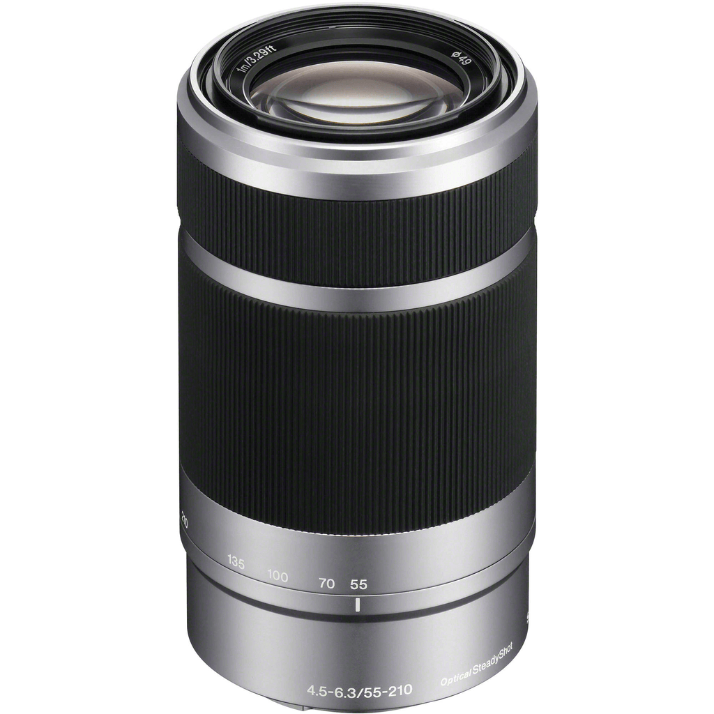 Sony E 55-210Mm F/4.5-6.3 Oss Lens (Silver)