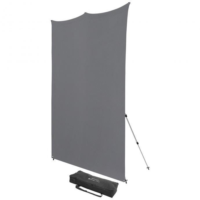 X-Drop Pro Wrinkle-Resistant Backdrop Kit - Neutral Gray (8' X 8')