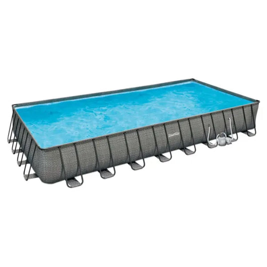 Summer Waves 32ft x 16ft x 52in Above Ground Frame Swimming Pool Set