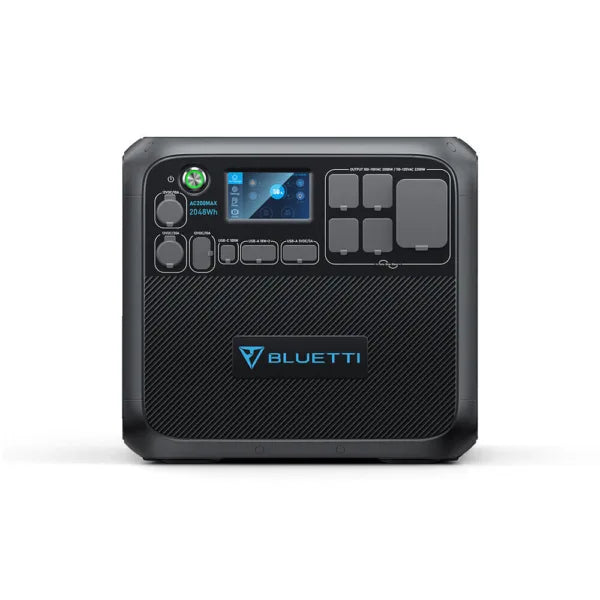 BLUETTI AC200MAX 2200W Power Station Solar Generator 2048Wh LiFePO4 Battery MPPT