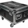 Rockville BEST PACK 60 6) White Rechargeable Wireless DJ Up-Lights+Charging Case