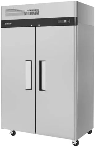 Turbo Air M3F47-2-N commercial kitchen upright freezer, self cleaning, LED lighting, (2) Door (42.1 Cu. Ft)