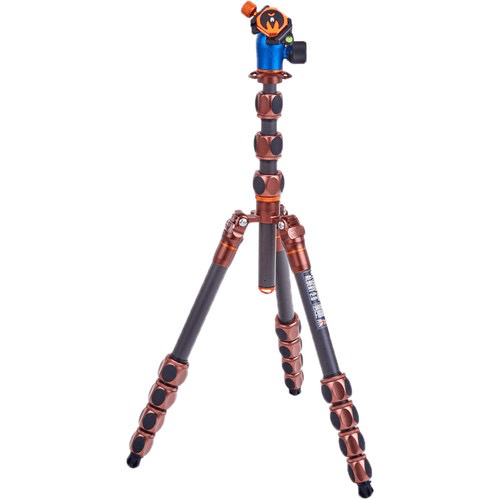3 Legged Thing Albert 2.0 Tripod Kit With Airhed Pro Ball Head (Bronze And Blue)