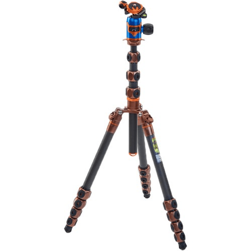 3 Legged Thing Legends Bucky Tripod With Airhed Vu Ball Head Kit (Bronze/Blue)