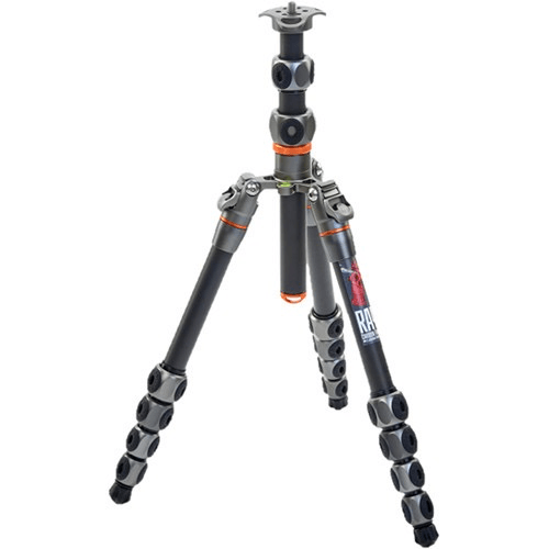 3 Legged Thing Legends Ray Grey Carbon Fiber, 23Mm Leg Tube, 5-Section Tripod