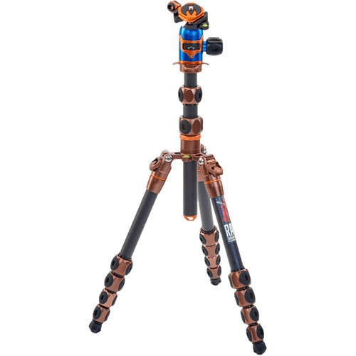 3 Legged Thing Legends Ray Tripod With Airhed Vu Ball Head Kit (Bronze/Blue)