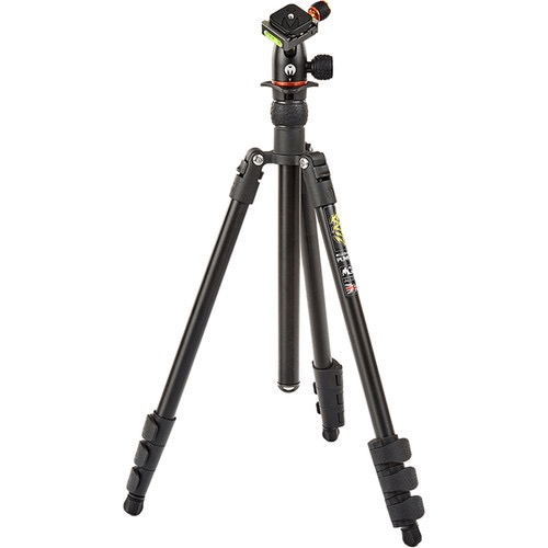 3 Legged Thing Punks Anarchy Patti Tripod With Airhed Mini Ball Head (Matte Black And Black With British Racing Green Accents