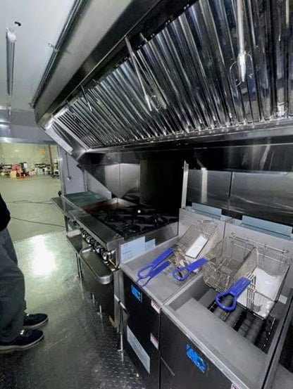 7' Integrated Exhaust Hood & Fan System with Ansul Fire Suppression Patent