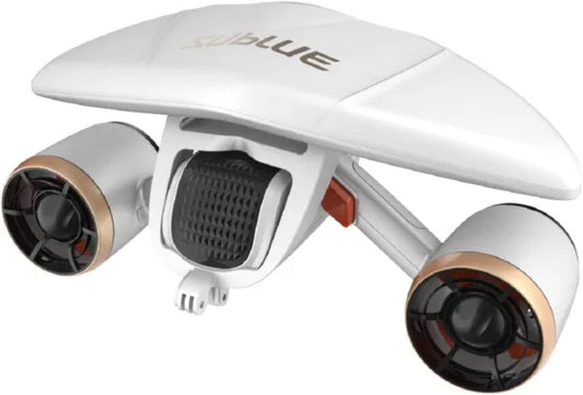 sublue WhiteShark Mix Pro Smart Underwater Scooter with Smartphone Case Mount/Camera Mount, 2 Gear Speed Switch, Dual Motor 40M