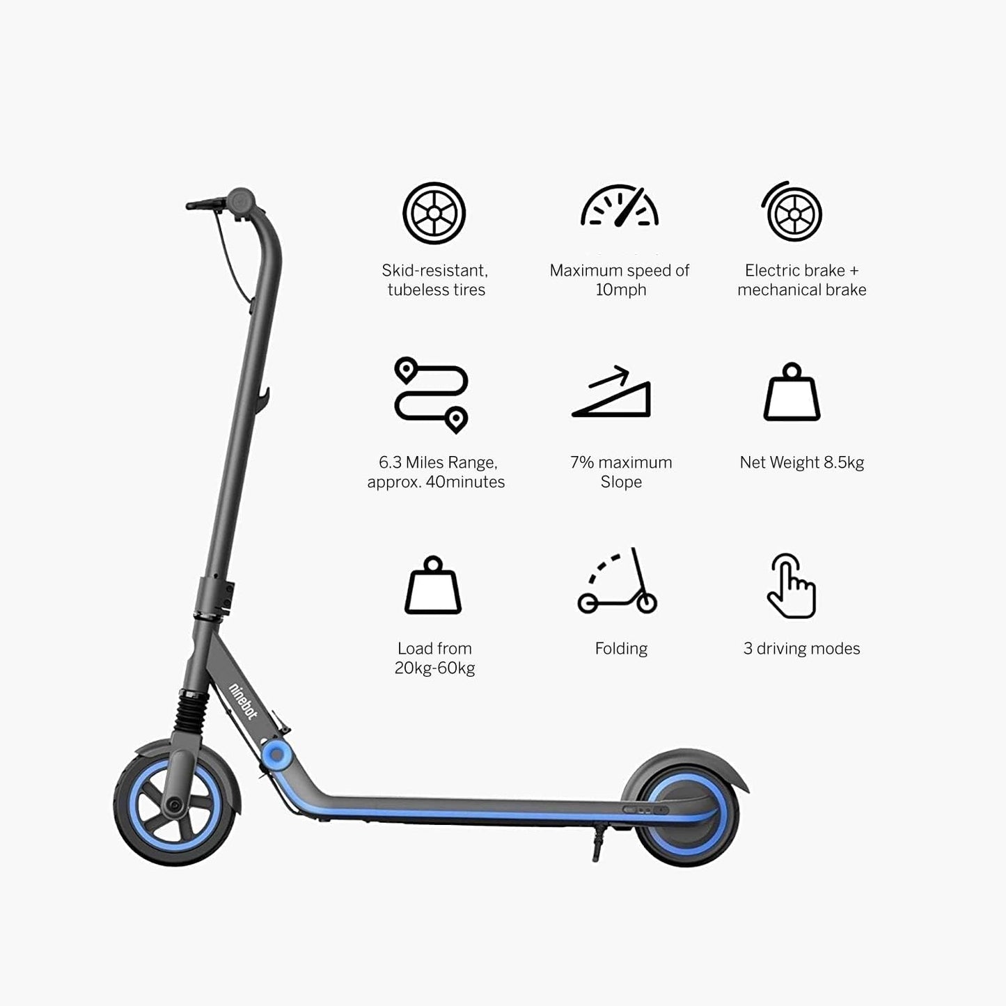 Segway Ninebot Ekickscooter - Electric Kick Scooter