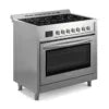 KoolMore 36 Inch All-Electric Range Oven with Ceramic Cooktop Burners, Stainless Steel Kitchen Stove