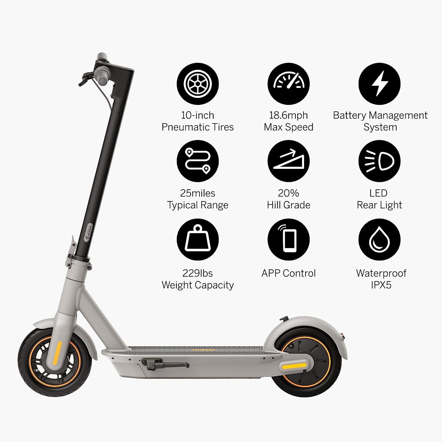 Segway Ninebot Max Electric Kickscooter- Max G2/G30P/G30Lp