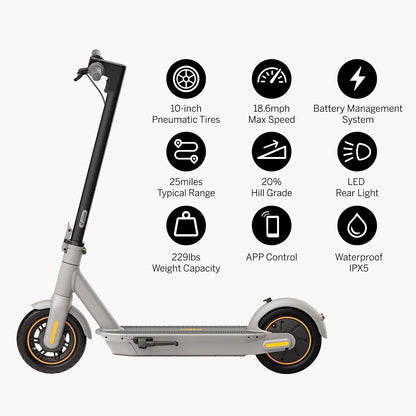 Segway Ninebot Max Electric Kickscooter- Max G2/G30P/G30Lp
