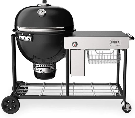 Weber Summit Kamado S6 Charcoal Grilling Center, Black