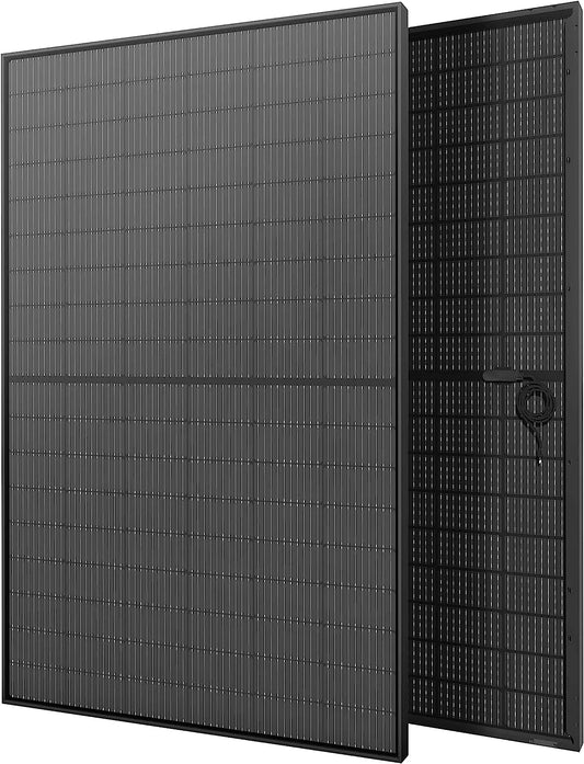 JJN 4000 Watt Solar Panel 10 Pieces 400 Watt Solar Panels Bifacial Solar Panels High Efficiency Solar Module