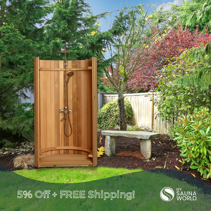 Almost Heaven Ellipse Outdoor Shower