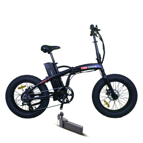 Revi 500W Rebel 1.0 Folding Fat Tire Electric Bike