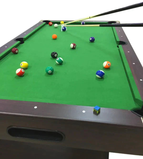 8' Feet Billiard Pool Table Snooker Full Set Accessories Game Vintage Green 8FT