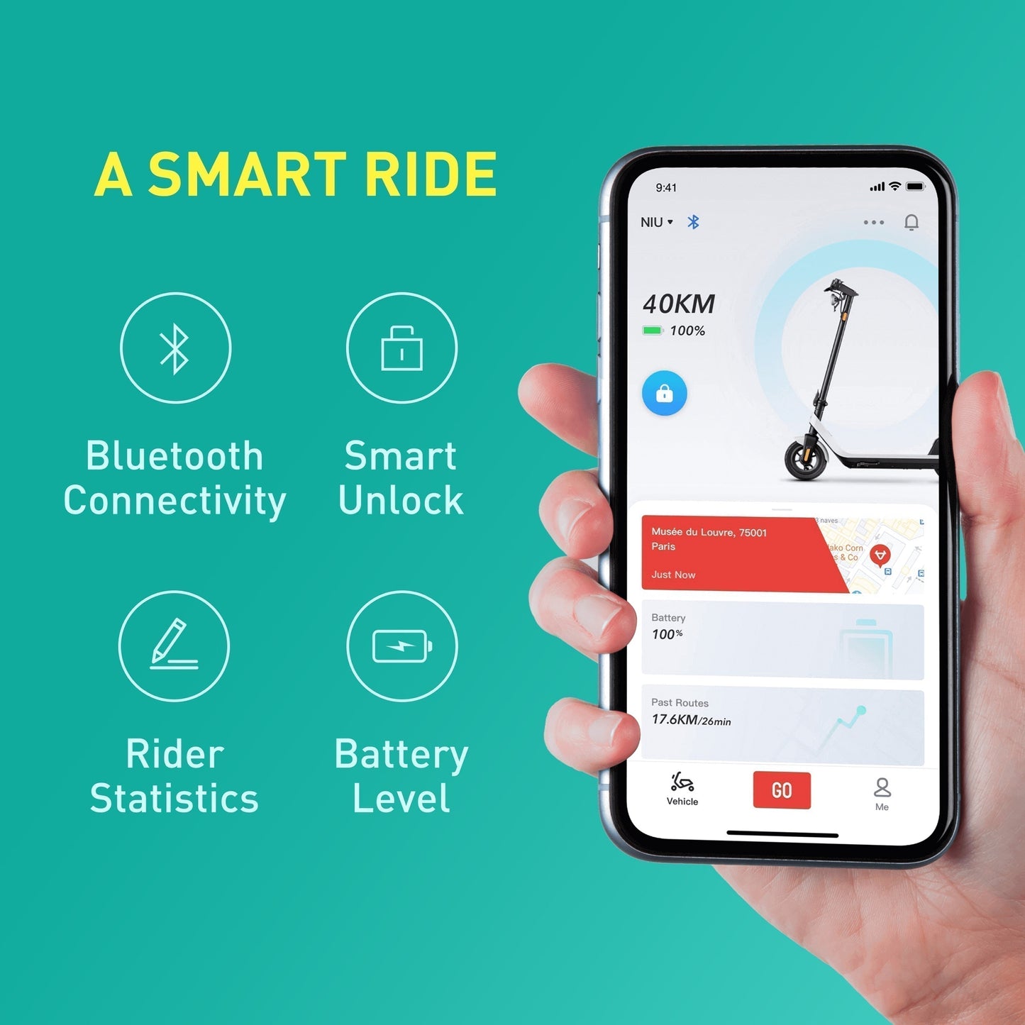 Niu Kqi2 Pro Electric Kick-Scooter