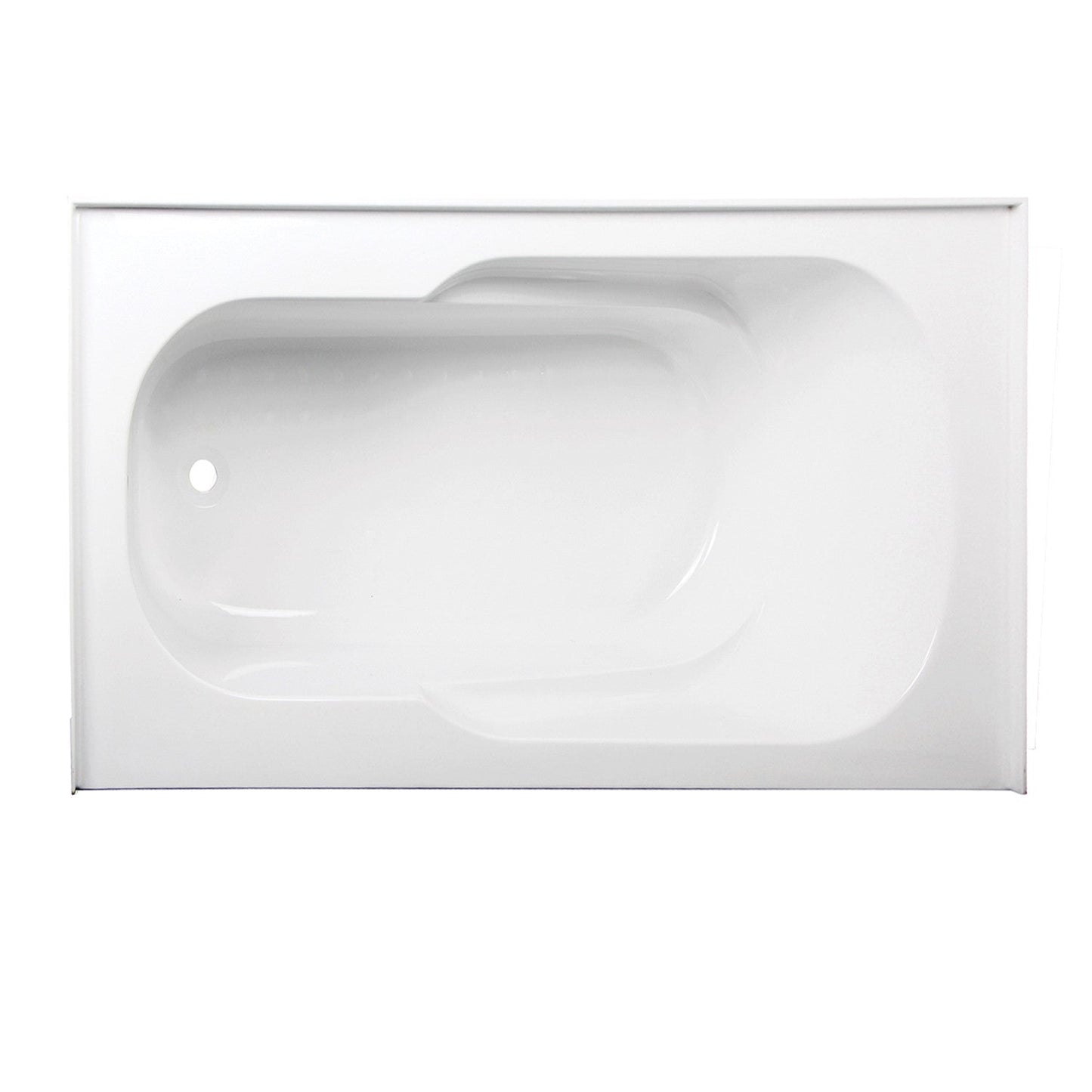 Aqua Eden Vtap603216L Alcove Bathtub 59-13/16 In. L X 32 In. W X 20-1/4 In. H