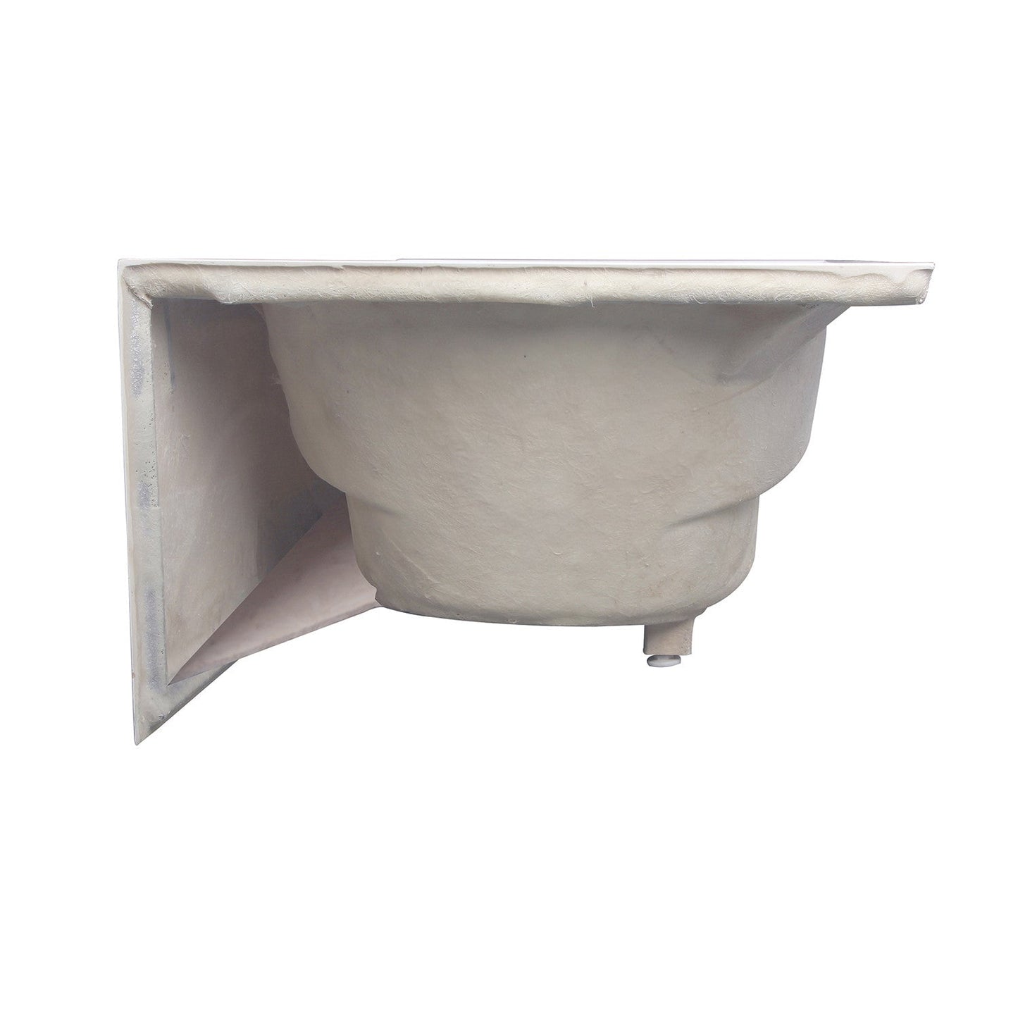 Aqua Eden Vtap603216L Alcove Bathtub 59-13/16 In. L X 32 In. W X 20-1/4 In. H