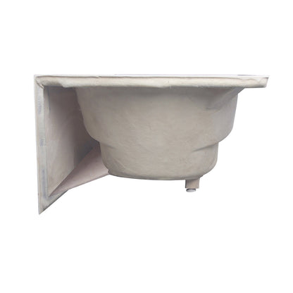 Aqua Eden Vtap603216L Alcove Bathtub 59-13/16 In. L X 32 In. W X 20-1/4 In. H