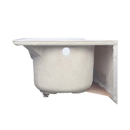 Aqua Eden Vtap603216L Alcove Bathtub 59-13/16 In. L X 32 In. W X 20-1/4 In. H