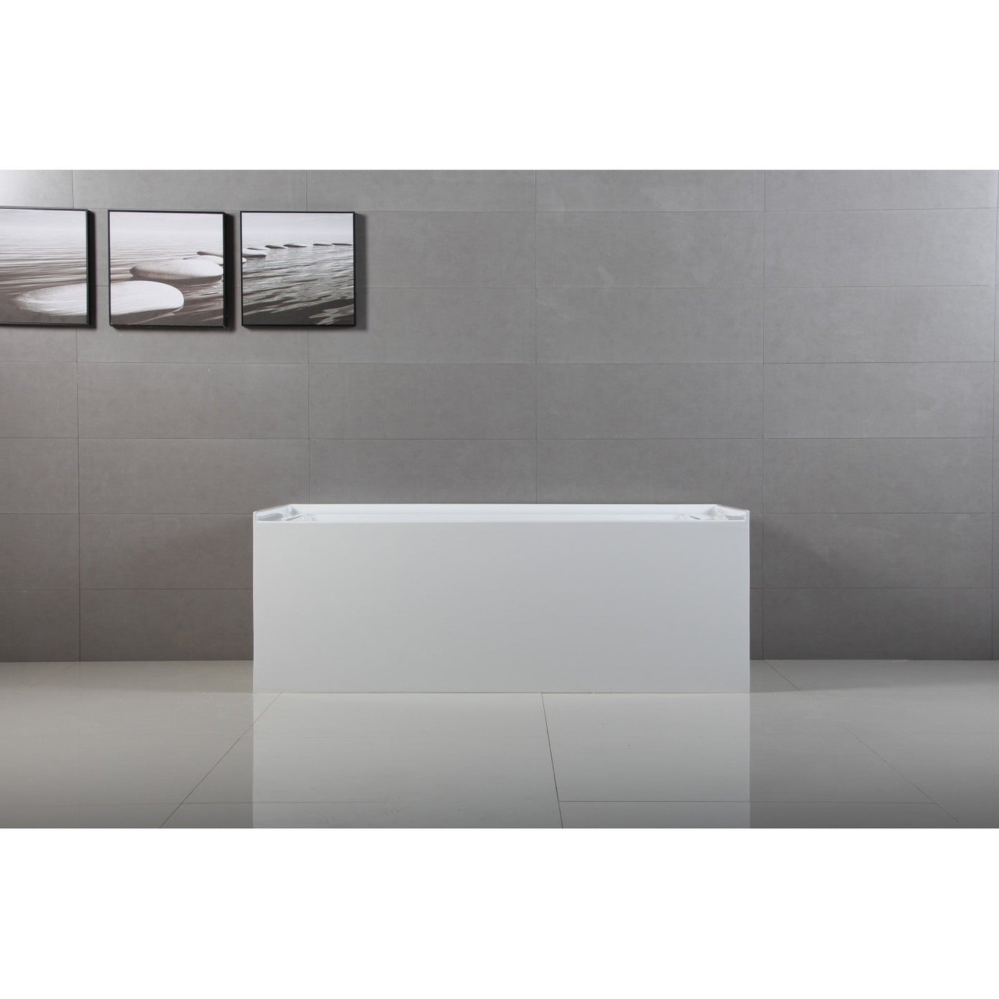 Aqua Eden Vtap603222L Alcove Bath Tub (L)60"X (W)32" X (H)21-5/8"