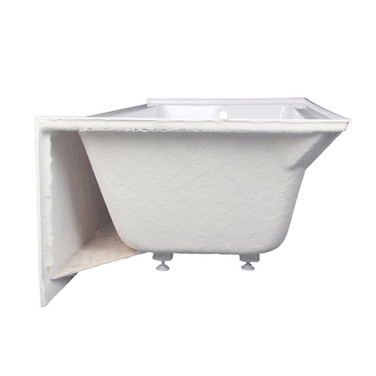 Aqua Eden Vtap603222L Alcove Bath Tub (L)60"X (W)32" X (H)21-5/8"